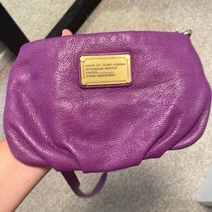 Marc jacobs purple leather purse